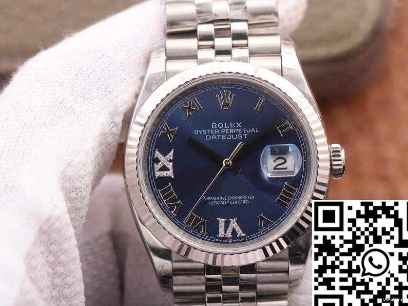 Factory Blue Datejust Dial EW 126234 Rolex 0520